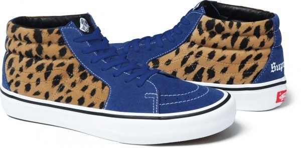Vans Velvet Leopard SK8 Mid view 3